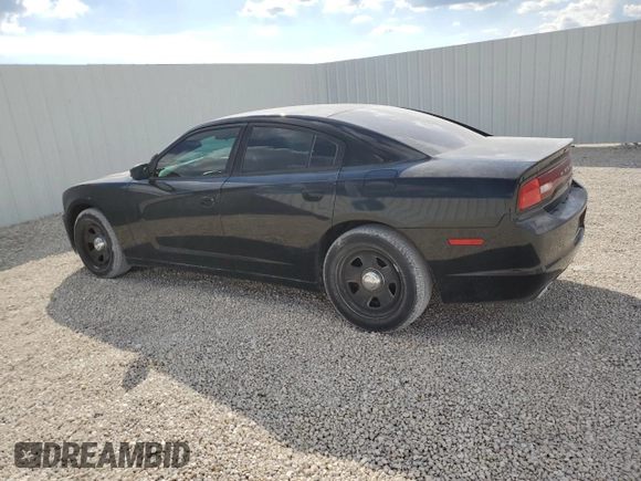 2012 Dodge Charger Police with VIN 2C3CDXAG6CH304301, listed as a Copart auction lot 44698825 with 80,867 mi miles and Salvage Title. Bid and sale history available at carsss.com. Image 2.