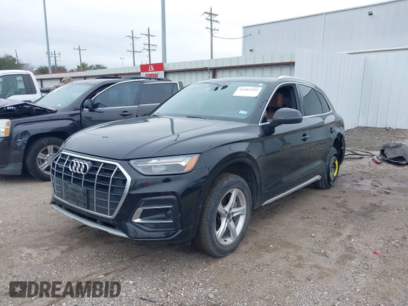 2021 Audi Q5 Premium with VIN WA1AAAFY4M2115693, listed as a IAAI auction lot 41585243 with 67,049 mi miles. Bid and sale history available at carsss.com. Image 20.
