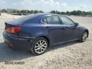 2011 Lexus IS 250 with VIN JTHCF5C26B5045387, listed as a Copart auction lot 61343545 with 203,245 mi miles and Salvage title. Bid and sale history available at DreamBid. Image 3.