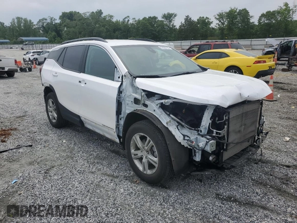 2022 GMC Terrain SLE with VIN 3GKALTEV5NL195741, listed as a Copart auction lot 57082765 with 67,949 mi miles and Salvage title. Bid and sale history available at DreamBid. Image 4.