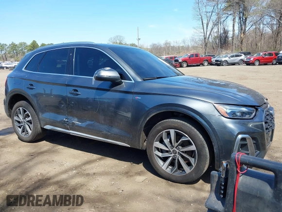2024 Audi Q5 S line Premium z VIN WA1GAAFY8R2072137, wystawiony jako IAAI lot #41993895 z przebiegiem 28 437 mil mil oraz . Historia ofert i sprzedaży dostępna na DreamBid. Obrazek 13.
