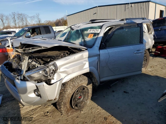 2024 Toyota 4Runner TRD Off Road with VIN JTERU5JR2R6255972, listed as a Copart auction lot 86184254 with 0 mi miles and Salvage Title. Bid and sale history available at carsss.com. Image 1.