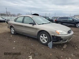 2004 Ford Taurus SES with VIN 1FAFP55S24G130538, listed as a Copart auction lot 50516485 with 129,375 mi miles and Salvage Title. Bid and sale history available at DreamBid. Image 4.