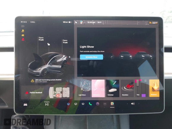 2023 Tesla Model 3 with VIN 5YJ3E1EA6PF664045, listed as a IAAI auction lot 42561039 with 18,708 mi miles and . Bid and sale history available at DreamBid. Image 19.