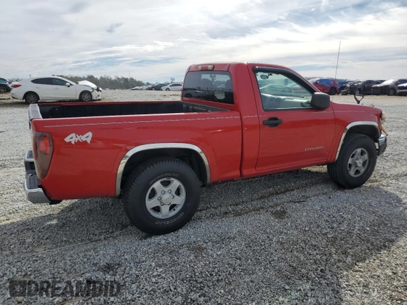 2005 GMC Canyon SL Z85 with VIN 1GTDT146958253002, listed as a Copart auction lot 43183765 with 181,375 mi miles and Salvage Title. Bid and sale history available at carsss.com. Image 3.
