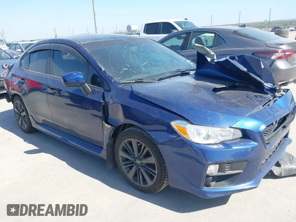 2015 Subaru WRX with VIN JF1VA1A63F9836973, listed as a IAAI auction lot 41789301 with 99,853 mi miles. Bid and sale history available at carsss.com. Image 1.