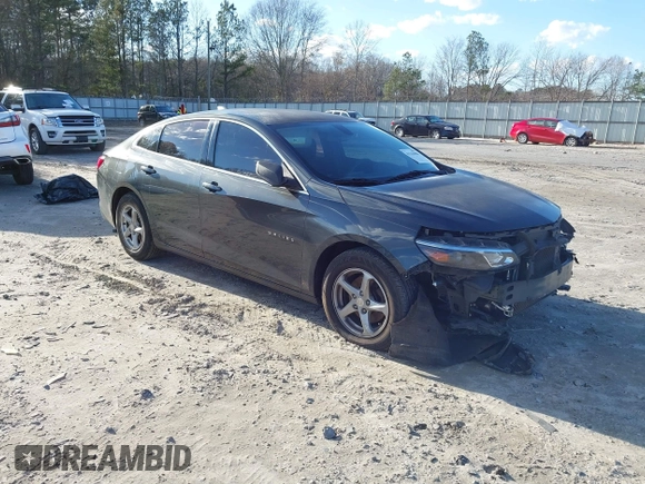 2017 Chevrolet Malibu LS with VIN 1G1ZB5ST7HF291958, listed as a IAAI auction lot 41214988 with 173,385 mi miles and . Bid and sale history available at DreamBid. Image 1.