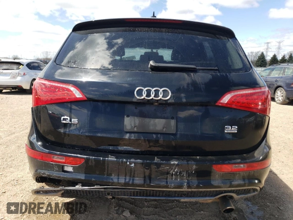 2011 Audi Q5 Premium Plus with VIN WA1DKAFP3BA042319, listed as a Copart auction lot 52909495 with 136,866 mi miles and Salvage title. Bid and sale history available at DreamBid. Image 6.