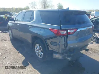 2020 Chevrolet Traverse LS with VIN 1GNEVFKW1LJ141810, listed as a IAAI auction lot 42134752 with 73,513 mi miles and . Bid and sale history available at DreamBid. Image 3.