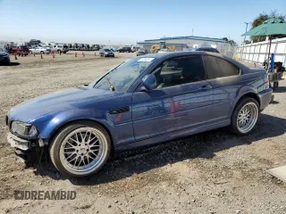 2003 BMW 3 Series M3 with VIN WBSBL93403JR23766, listed as a Copart auction lot 75096244 with 121,989 mi miles and Salvage title. Bid and sale history available at DreamBid. Image 1.