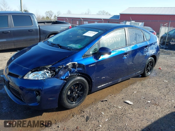 2013 Toyota Prius One with VIN JTDKN3DU1D1726152, listed as a IAAI auction lot 41925448 with 124,185 mi miles. Bid and sale history available at carsss.com. Image 17.