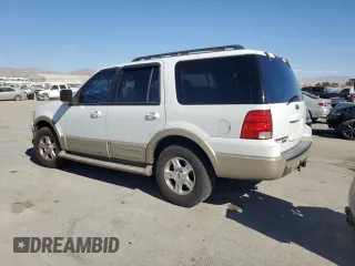2005 Ford Expedition Eddie Bauer with VIN 1FMPU17525LA63757, listed as a Copart auction lot 44461505 with 186,569 mi miles and Salvage Title. Bid and sale history available at carsss.com. Image 2.