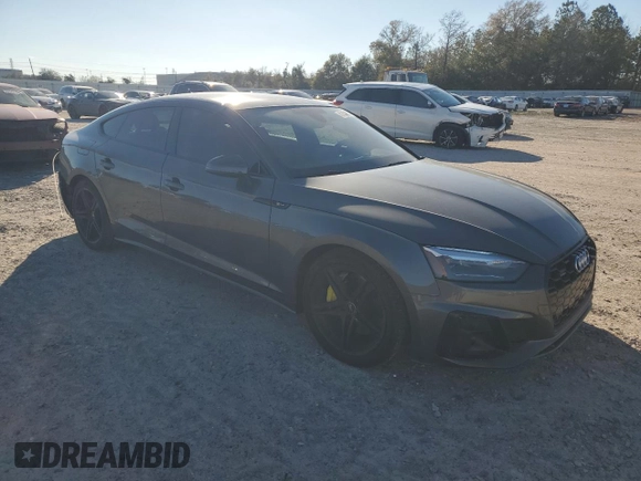 2022 Audi A5 Sportback S line Premium with VIN WAUDACF50NA031721, listed as a Copart auction lot 82432583 with 20,921 mi miles. Bid and sale history available at carsss.com. Image 4.