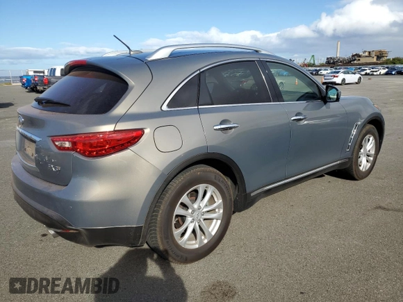 2013 Infiniti FX with VIN JN8CS1MU4DM141943, listed as a Copart auction lot 48251305 with 89,764 mi miles and Salvage title. Bid and sale history available at DreamBid. Image 3.