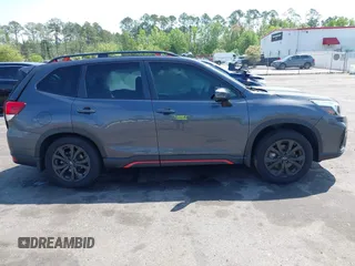 2021 Subaru Forester Sport with VIN JF2SKARC3MH513158, listed as a IAAI auction lot 41940734 with 51,585 mi miles. Bid and sale history available at carsss.com. Image 13.