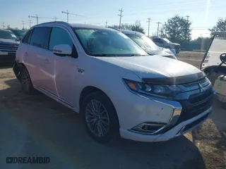2020 Mitsubishi Outlander PHEV SEL with VIN JA4J24A57LZ010227, listed as a IAAI auction lot 41652308 with 47,929 mi miles. Bid and sale history available at carsss.com. Image 1.