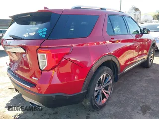 2020 Ford Explorer Platinum with VIN 1FM5K8HCXLGA82209, listed as a IAAI auction lot 41823764 with 52,016 mi miles. Bid and sale history available at carsss.com. Image 4.