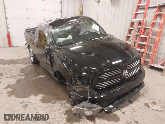2014 Ram 1500 with VIN 3C6JR7CT6EG333032, listed as a IAAI auction lot 41322701 with 102,750 mi miles and . Bid and sale history available at DreamBid. Image 6.