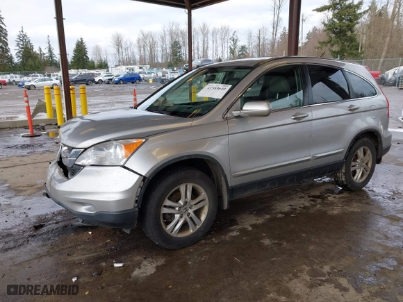 2010 Honda CR-V EX-L with VIN JHLRE4H77AC013459, listed as a IAAI auction lot 41589640 with 102,985 mi miles. Bid and sale history available at carsss.com. Image 17.