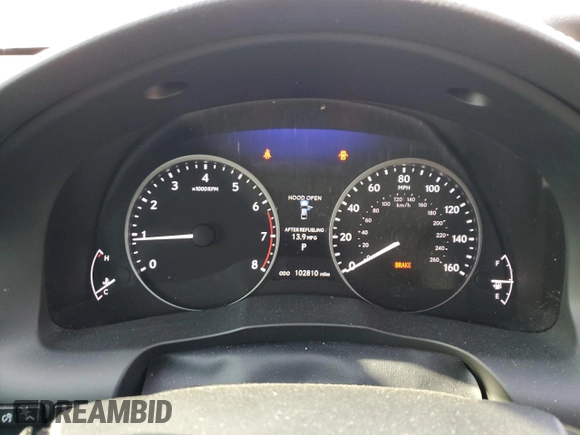 2015 Lexus ES with VIN JTHBK1GG4F2168490, listed as a Copart auction lot 49875405 with 102,810 mi miles and Salvage Title. Bid and sale history available at carsss.com. Image 9.