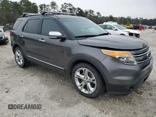 2015 Ford Explorer Limited with VIN 1FM5K7F86FGA20643, listed as a Copart auction lot 45245245 with 116,894 mi miles and Salvage Title. Bid and sale history available at carsss.com. Image 4.