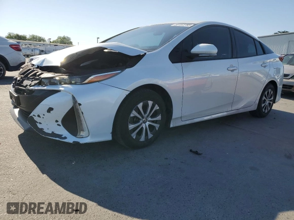 2021 Toyota Prius LE with VIN JTDKAMFP6M3191509, listed as a Copart auction lot 60153785 with 112,625 mi miles and Salvage title. Bid and sale history available at DreamBid. Image 1.