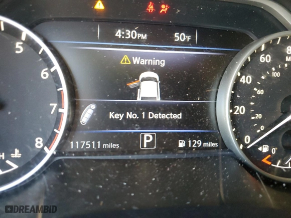 2018 Nissan Maxima S with VIN 1N4AA6AP7JC366396, listed as a Copart auction lot 42232975 with 117,511 mi miles and Salvage Title. Bid and sale history available at carsss.com. Image 9.