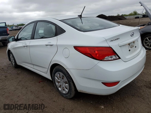 2016 Hyundai Accent SE с VIN KMHCT4AE8GU060838, выставлен на аукционе Copart как лот 57804685 с пробегом 43 243 миль миль и Списание • Salvage title. История ставок и продаж доступна на DreamBid. Изображение 2.