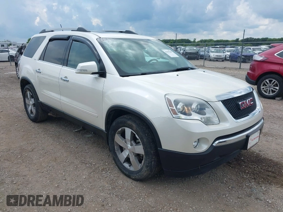 2010 GMC Acadia SLT1 with VIN 1GKLRMED8AJ189051, listed as a IAAI auction lot 42595840 with 116,141 mi miles and . Bid and sale history available at DreamBid. Image 1.