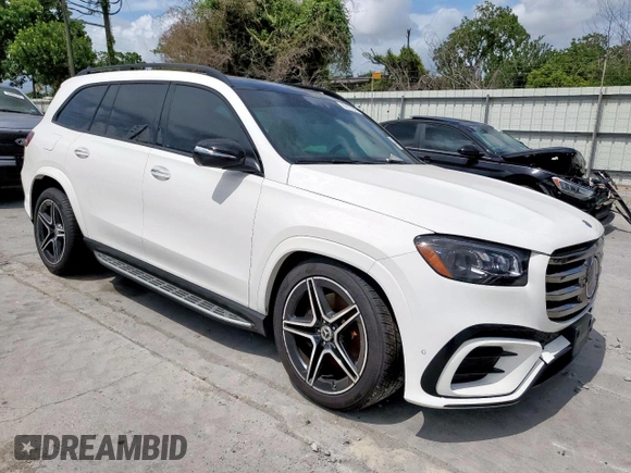 2024 Mercedes-Benz GLS 450 с VIN 4JGFF5KE5RB075952, выставлен на аукционе Copart как лот 60127945 с пробегом 51 185 миль миль и Чистый • Clean title. История ставок и продаж доступна на DreamBid. Изображение 4.