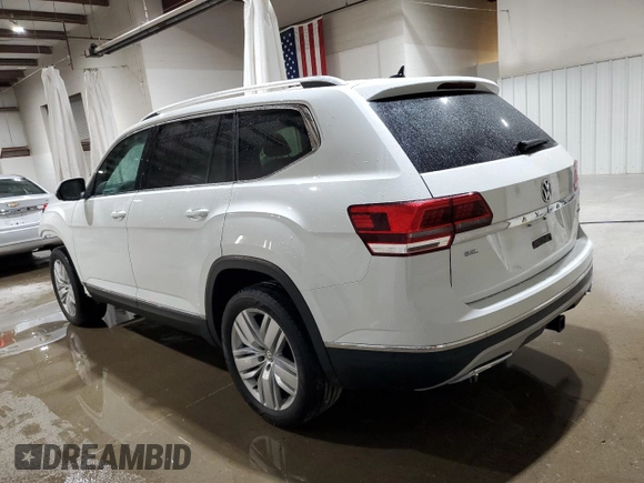 2018 Volkswagen Atlas SEL Premium z VIN 1V2NR2CA6JC577450, wystawiony jako Copart lot #64202745 z przebiegiem 50 195 mil mil oraz Szkoda całkowita • Salvage title. Historia ofert i sprzedaży dostępna na DreamBid. Obrazek 2.
