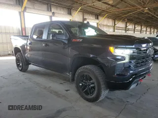 2023 Chevrolet Silverado 1500 LT Trail Boss with VIN 3GCUDFED6PG302032, listed as a Copart auction lot 43483165 with 5,865 mi miles and Salvage Title. Bid and sale history available at DreamBid. Image 4.
