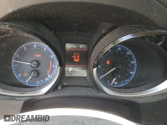 2016 Toyota Corolla L with VIN 2T1BURHE1GC552091, listed as a Copart auction lot 60868385 with 160,002 mi miles and Salvage title. Bid and sale history available at DreamBid. Image 9.