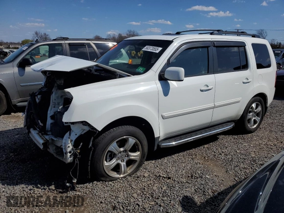 2012 Honda Pilot EX-L with VIN 5FNYF4H78CB064951, listed as a Copart auction lot 50373555 with Not Provided miles and Salvage Title. Bid and sale history available at DreamBid. Image 1.