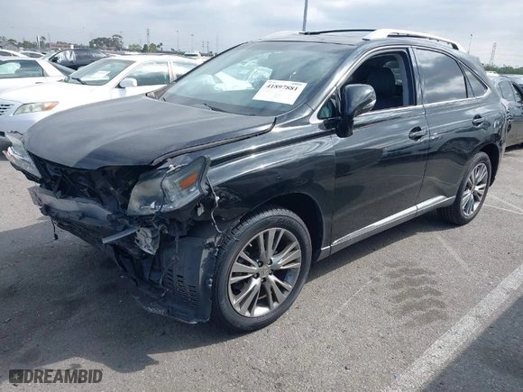 2013 Lexus RX 350 with VIN 2T2ZK1BA8DC112016, listed as a IAAI auction lot 41897881 with 158,622 mi miles. Bid and sale history available at carsss.com. Image 2.