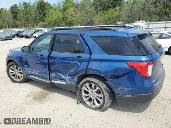 2020 Ford Explorer XLT z VIN 1FMSK7DH0LGA35382, wystawiony jako Copart lot #52282075 z przebiegiem 93 788 mil mil oraz Szkoda całkowita • Salvage title. Historia ofert i sprzedaży dostępna na DreamBid. Obrazek 2.