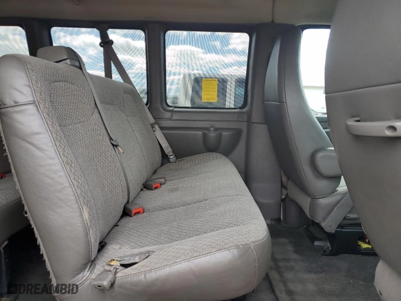 2013 Chevrolet Express Passenger LT with VIN 1GAZG1FG3D1167295, listed as a Copart auction lot 49647274 with 148,707 mi miles and Salvage Title. Bid and sale history available at carsss.com. Image 11.