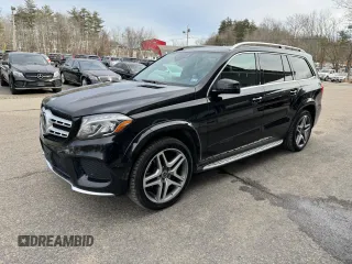 2017 Mercedes-Benz GLS 550 with VIN 4JGDF7DE7HA911930, listed as a Copart auction lot 43680344 with 160,020 mi miles and . Bid and sale history available at DreamBid. Image 2.