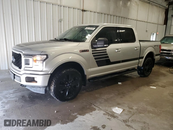 2018 Ford F-150 XL with VIN 1FTEW1EG8JFE21737, listed as a Copart auction lot 50178155 with 84,937 mi miles and Non Repairable. Bid and sale history available at carsss.com. Image 1.