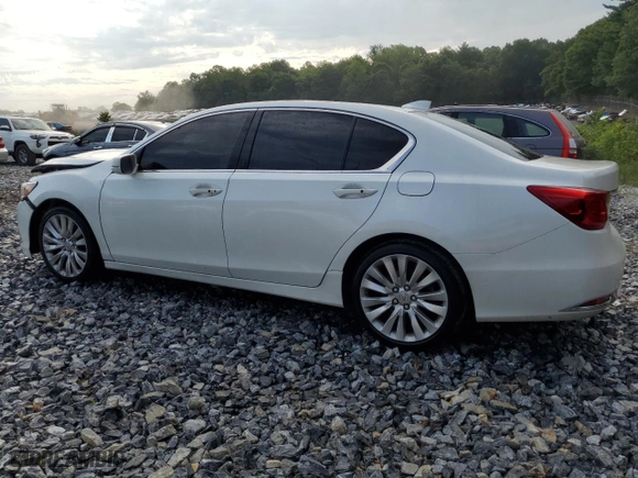 2014 Acura RLX Tech Pkg with VIN JH4KC1F56EC007600, listed as a Copart auction lot 66319624 with 145,375 mi miles and Salvage Title. Bid and sale history available at carsss.com. Image 2.