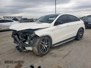 2018 Mercedes-Benz GLE 43 AMG z VIN 4JGED6EB5JA103350, wystawiony jako Copart lot #54871125 z przebiegiem 145 149 mil mil oraz Szkoda całkowita • Salvage title. Historia ofert i sprzedaży dostępna na DreamBid. Obrazek 1.
