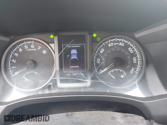 2018 Toyota Tacoma SR with VIN 3TMCZ5AN6JM138747, listed as a IAAI auction lot 42684725 with 144,725 mi miles and . Bid and sale history available at DreamBid. Image 7.