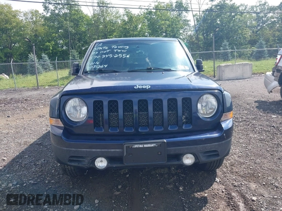 2014 Jeep Patriot Latitude with VIN 1C4NJRFB9ED687821, listed as a IAAI auction lot 42640433 with 161,502 mi miles and . Bid and sale history available at DreamBid. Image 6.