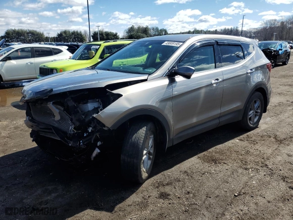 2018 Hyundai Santa Fe Sport 2.4L with VIN 5XYZT3LB5JG556832, listed as a Copart auction lot 49809195 with NaN miles and Salvage Title. Bid and sale history available at carsss.com. Image 1.