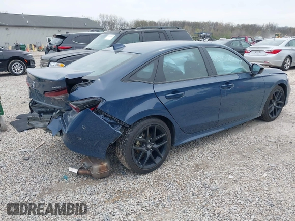 2025 Honda Civic Sport z VIN 2HGFE2F56SH549101, wystawiony jako IAAI lot #42032706 z przebiegiem 12 820 mil mil oraz . Historia ofert i sprzedaży dostępna na DreamBid. Obrazek 4.