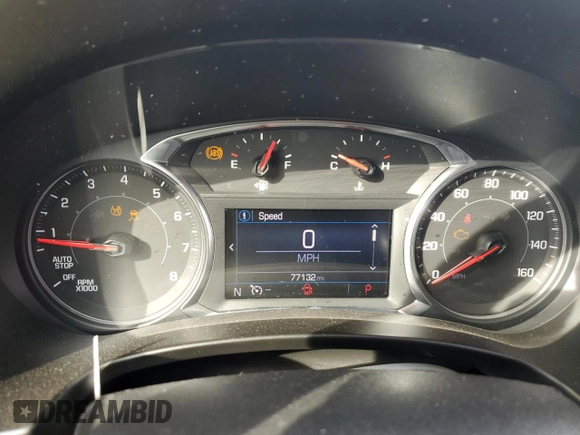 2019 GMC Terrain SLE with VIN 3GKALMEV1KL398112, listed as a Copart auction lot 47603035 with 77,132 mi miles and Salvage Title. Bid and sale history available at carsss.com. Image 9.
