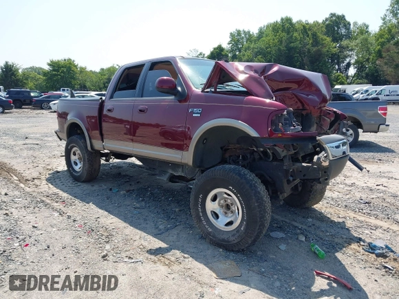 2003 Ford F-150 XLT with VIN 1FTRW08L63KA54240, listed as a IAAI auction lot 42646280 with Not provided miles and . Bid and sale history available at DreamBid. Image 1.