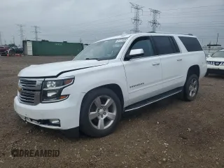 2020 Chevrolet Suburban Premier with VIN 1GNSKJKC1LR189099, listed as a Copart auction lot 57774365 with Not provided miles and Salvage title. Bid and sale history available at DreamBid. Image 1.