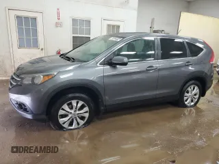 2014 Honda CR-V EX z VIN 5J6RM4H52EL004974, wystawiony jako Copart lot #83522914 z przebiegiem 120 022 mil mil oraz Czysty tytuł • Clean title. Historia ofert i sprzedaży dostępna na DreamBid. Obrazek 1.