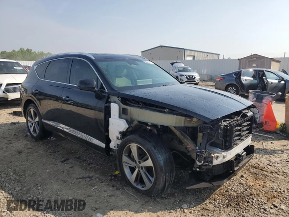 2021 Genesis GV80 with VIN KMUHBDSB5MU040461, listed as a Copart auction lot 59160715 with 62,296 mi miles and Salvage title. Bid and sale history available at DreamBid. Image 4.